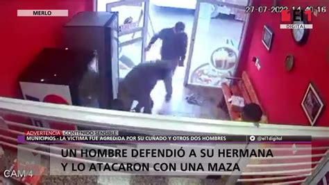 Brutal Atacaron A Mazazos A Un Hombre Por Defender A Su Hermana YouTube