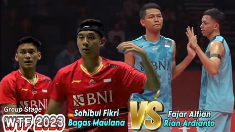 Fajar Alfian Rian Ardianto Vs Sohibul Fikri Bagas Maulana Group