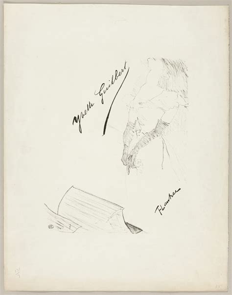 Yvette Guilbert By Henri De Toulouse Lautrec