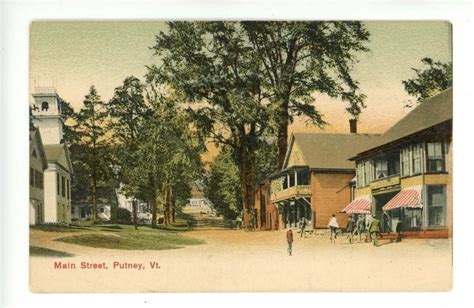 VT - Putney. Main Street | United States - Vermont - Other, Postcard ...