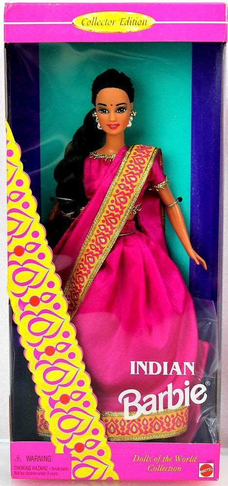 Barbie Indian Dolls Of The World Dotw India 14451 1995 Barbie Dolls