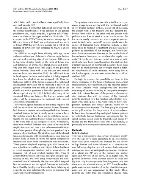 SOLUTION: A comparison of bone density and bone morphology between ... 