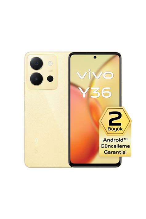 vivo Y36 128 GB 8 GB RAM Altın Sarısı Cep Telefonu (vivo Türkiye ...