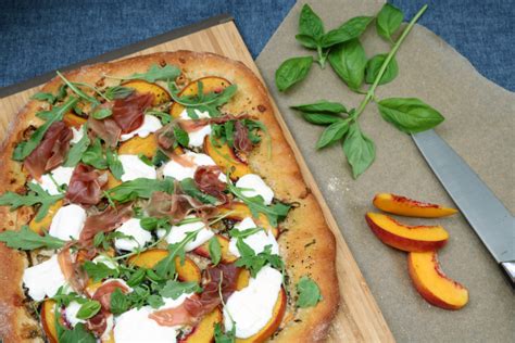 Peach Burrata Pizza Sundaysupper An Appealing Plan