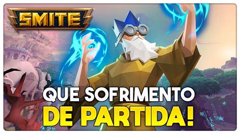 QUE PARTIDA SOFRIDA PRA UM MID SMITE RANKED CONQUISTA YouTube