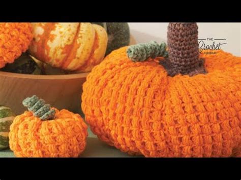 How To Crochet A Pumpkin Large Youtube