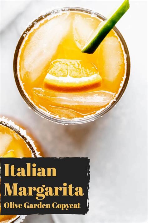 Italian Margarita Recipe With Amaretto Platings Pairings