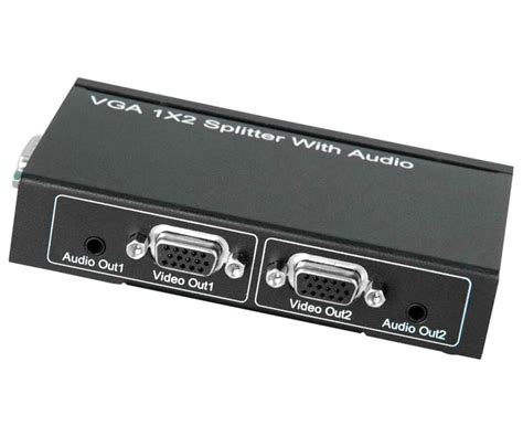 Vga Video Splitter 1x2 With Audio Audio Video Switch And Splitter