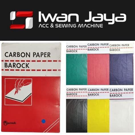 Kertas Karbon Jahit Carbon Paper Jahit Merk Barock Lazada Indonesia