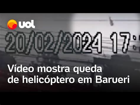 V Deo Mostra Momento Da Queda Do Helic Ptero Em Barueri