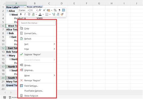 How To Remove Subtotals From A Pivot Table In Microsoft Excel