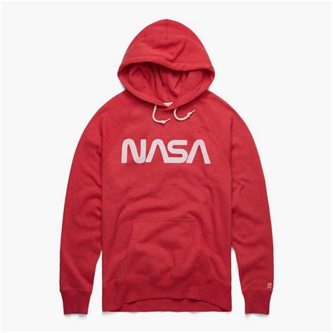 NASA The Worm Logo Hoodie | Men's Retro Space Hoodie – HOMAGE