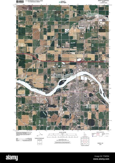 Burley Idaho Map Cut Out Stock Images And Pictures Alamy