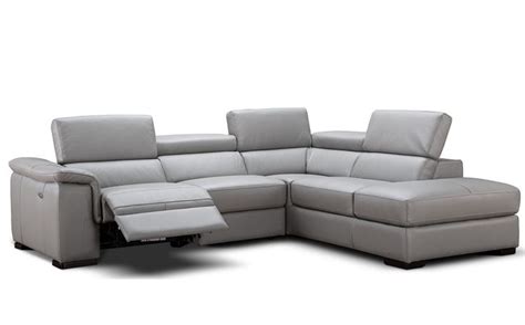 Perla Light Grey Sectional Wall Hugger Recliners For Sale By J M