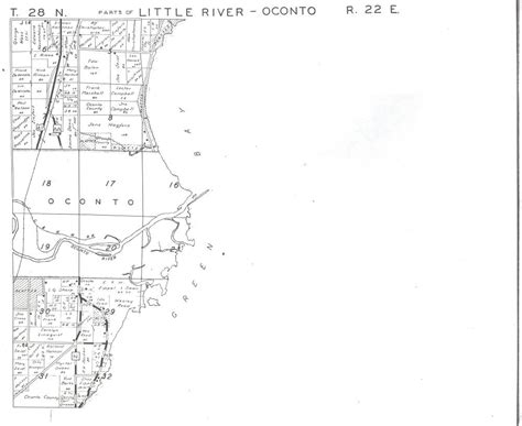 Plat Maps Of Oconto County Wisconsin