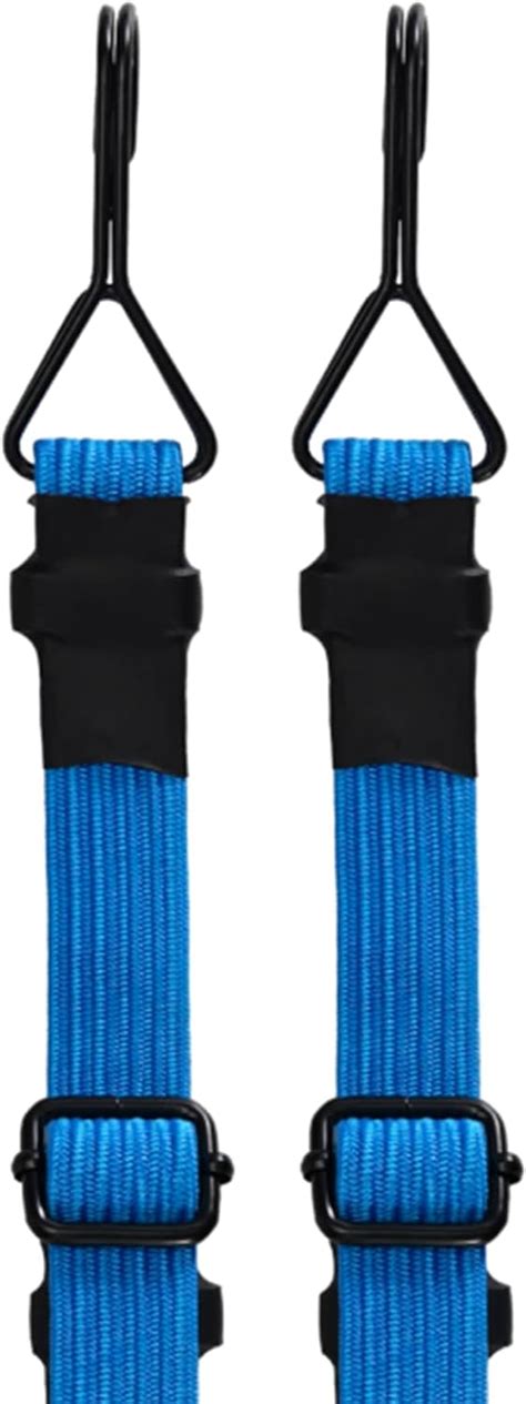 Blue Heavy Duty Flat Adjustable Bungee Cords With Lbs Max