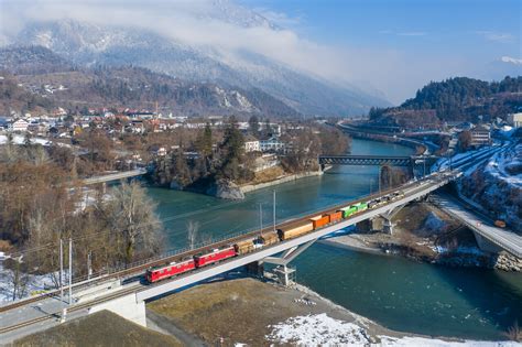 Ge 4 4 I 610 Der RhB In Reichenau Tamins