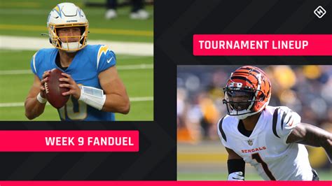 Fanduel Picks Week 9 Nfl Dfs Lineup Advice For Daily Fantasy Football