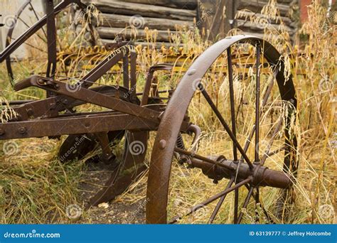 Antique Plow Parts Grist Mill Pond Stock Image | CartoonDealer.com ...