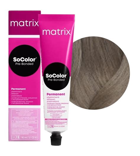Matrix SoColor Pre-Bonded - Стойкая крем-краска с бондером 6NA темный ...