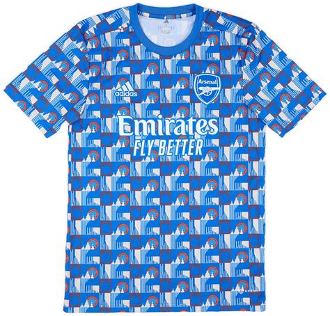 Arsenal X Tfl Adidas Prematch Shirt S