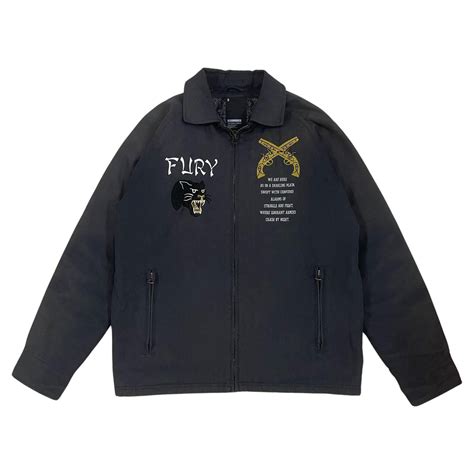 NEIGHBORHOOD Multiple Patches Fury Eisenhower Jacket For Sale at 1stDibs