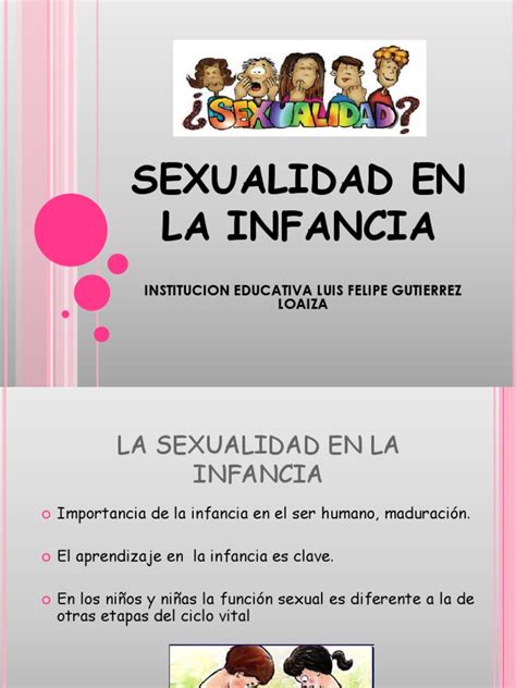 Diapositivas De Sexualidad En La Infancia La Sexualidad Humana