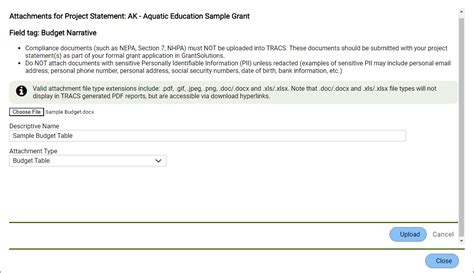 Tracs Best Practice Guidelines And Faqs Attachments And Narratives