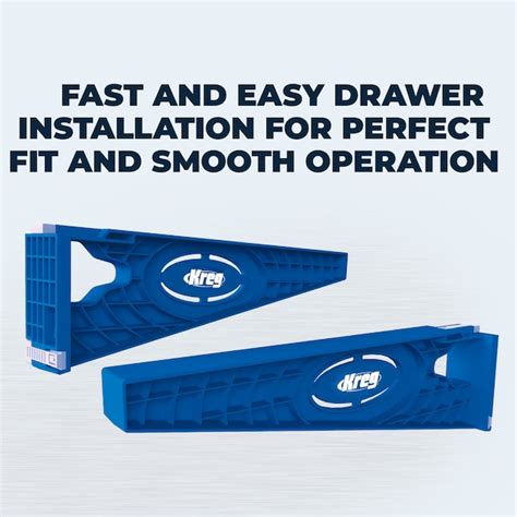 Kreg Drawer Slide Jig - Accurate Slide Positioning with Built-in ...