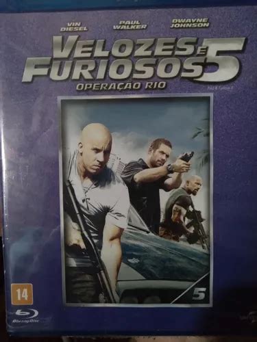 Blu Ray Velozes E Furiosos 5 Operação Rio Paul Walker Diesel Frete grátis