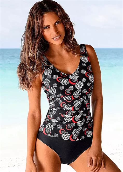 Printed 2 In 1 Underwired Swimsuit By LASCANA Look Again