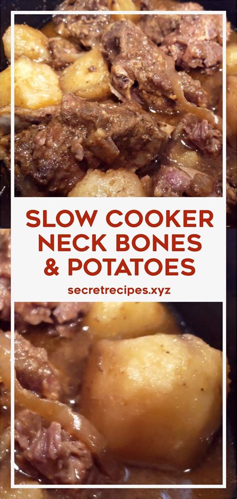 Slow Cooker Neck Bones And Potatoes Recipe Spesial Food