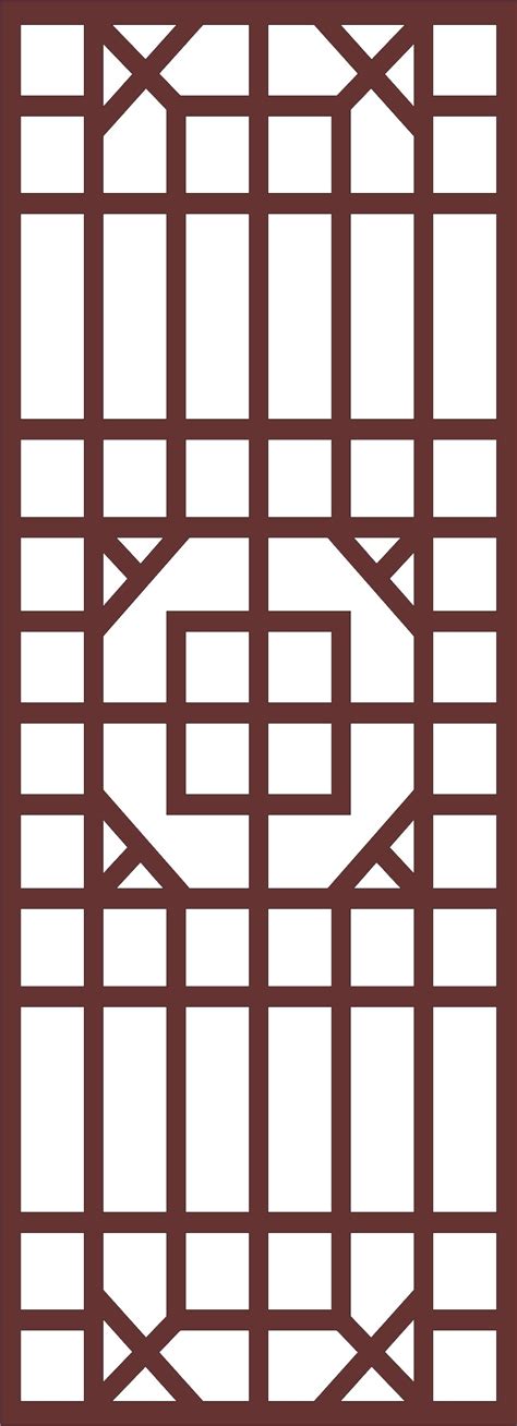 Laser Cut Living Room Lattice Seamless Panel Free Dxf File Free