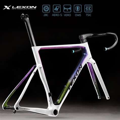 2024 Lexon VISRT Carbon Road Bike Frame Disc Brake Full Inner Cable