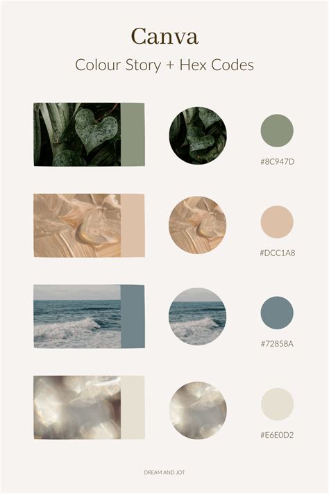 Canva Colour Palette With Hex Codes Canva Designs Artofit