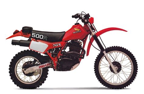 Scheda Tecnica XR 500R My 1982 XR500RC XR Italia