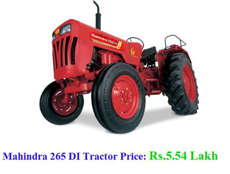 Top 19 Best Mahindra Tractors Price List in India 2018