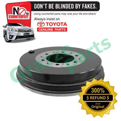 Toyota Original Brake Drum Rear For Toyota Hilux Vigo Revo Fortuner