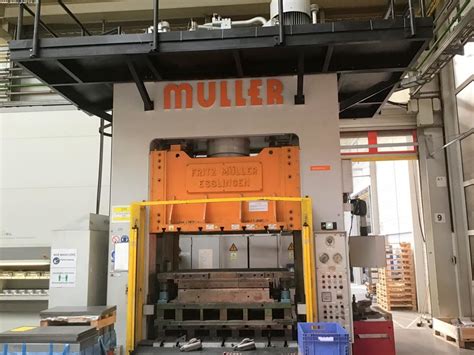 Double Column Hydraulical Press Muller Weingarten Ze 315 16244