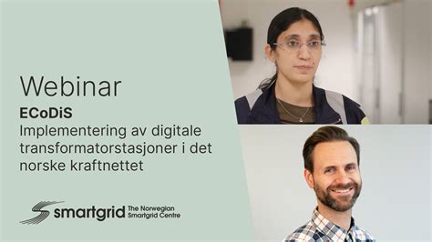 Opptak Av Webinar ECoDiS Smartgrids