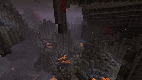 Minecraft Nether Update Showcase The New Basalt Delta Biome Is Dark