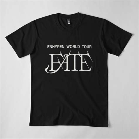 ENHYPEN WORLD TOUR FATE Classic Logo T Shirt