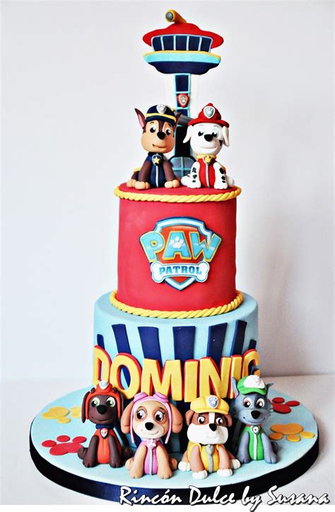 Rinc N Dulce By Susana Tarta Patrulla Canina Paw Patrol Cake