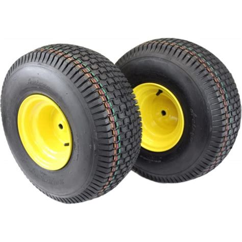 Set Of 2 20x8 00 8 Tires And Wheels 4 Ply For Lawn And Garden