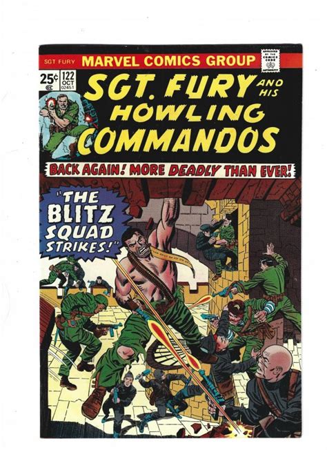 Sgt Fury And His Howling Commandos 122 1974 Comic Books Bronze