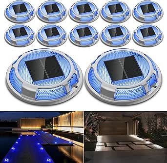 Fabstyl Decking Lights Solar Ground Lights Outdoor Garden Pack