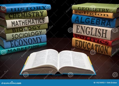 Education Study Books Of Knowledge Royalty Free Stock Photo Image