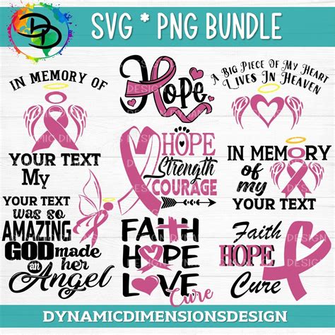 Clip Art Image Files Brave And Strong Svg Breast Cancer Svg Pink