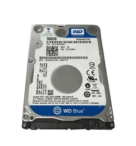 WD5000LPVX 28VOTTO Western Digital Hard Drive