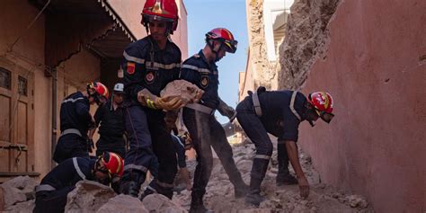 Séisme au Maroc en direct le bilan provisoire passe à 2 901 morts et